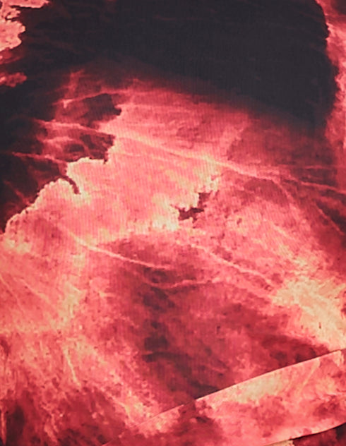 Eden Printed Mesh Maxi Dress